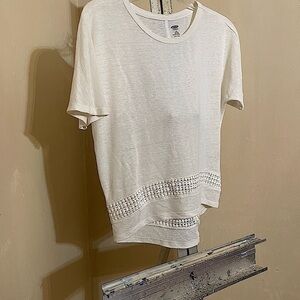 OLD NAVY GIRLS EMBROIDERED TOP